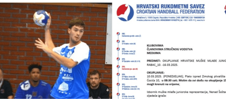 Martin Mihailić pozvan u mlađu juniorsku reprezentaciju Hrvatske!