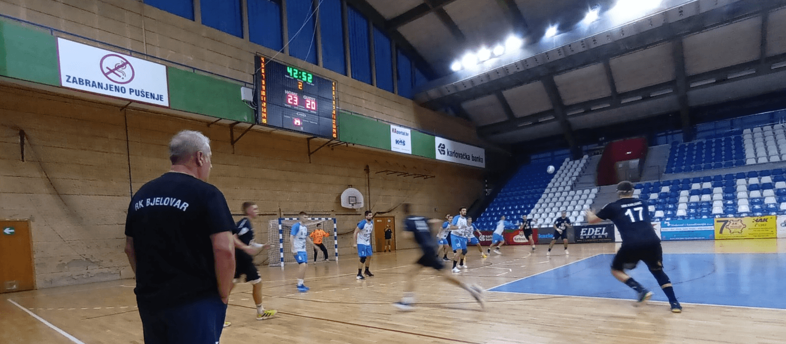 Prijateljska rukometna utakmica: HRK Karlovac - RK Bjelovar (32:31)